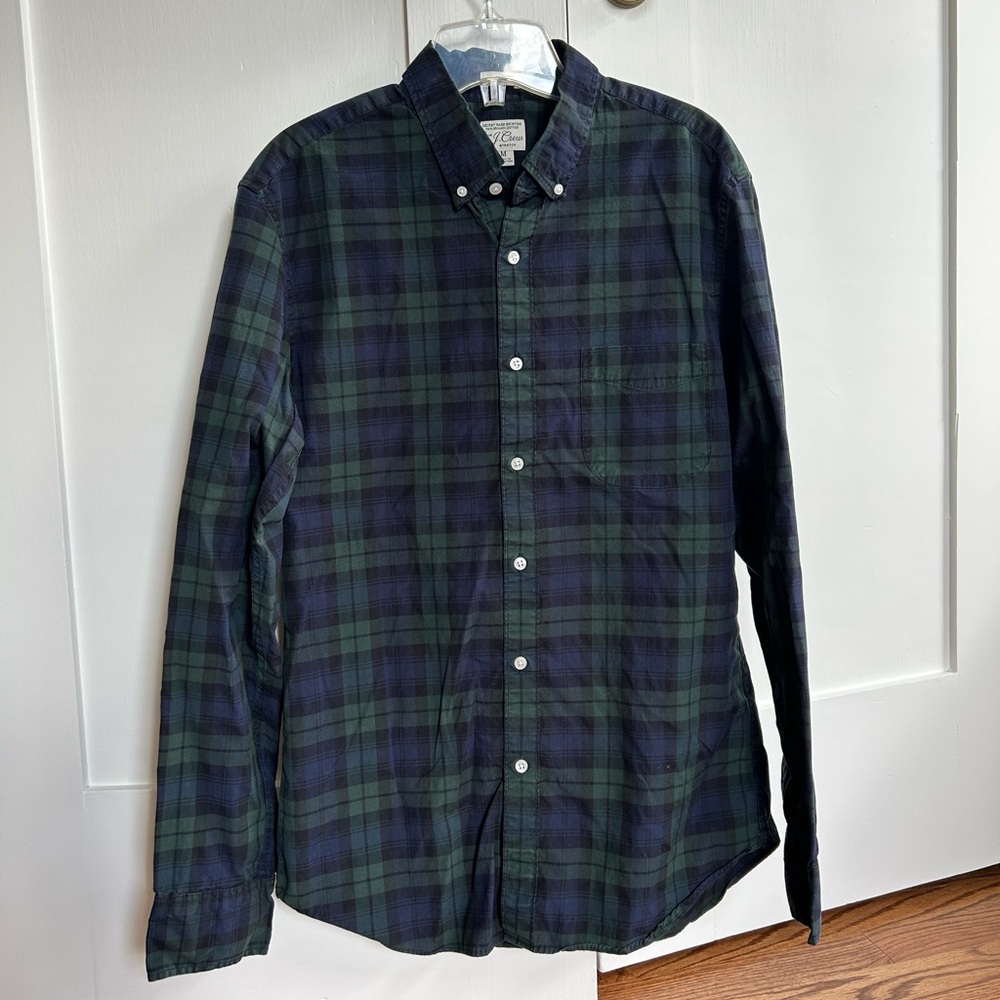 JCrew Secret Wash Button Down Shirt M Slim